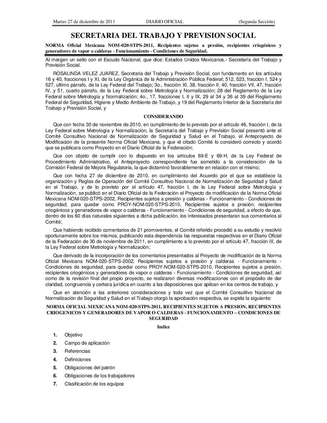 NOM-020-STPS-2011